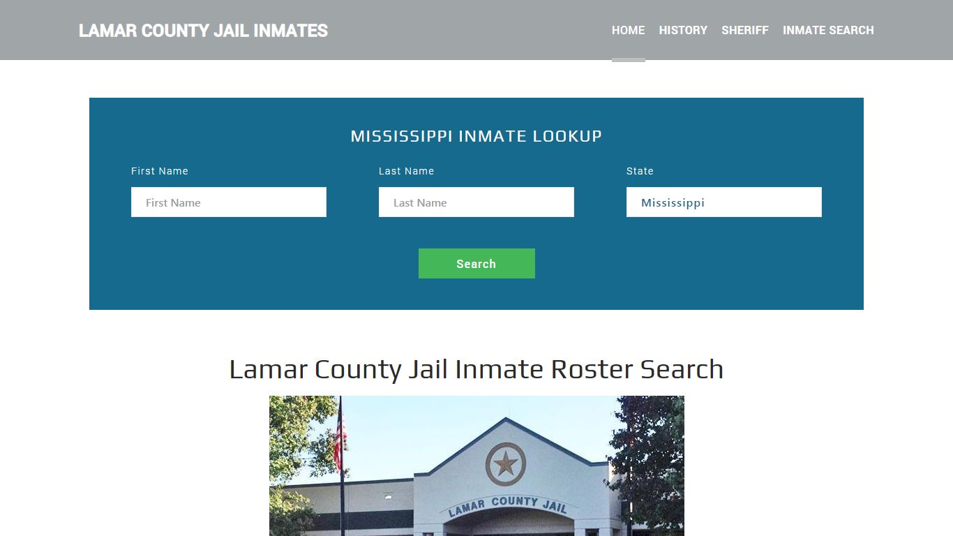 Lamar County Jail Inmate Roster Lookup, Purvis, MS